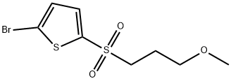 2-Bromo-5-(3-methoxypropylsulfonyl)thiophene Structure