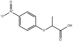 2-(4-NITROPHENOXY)PROPANOIC ACID Structure