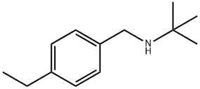 N-(tert-butyl)-N-(4-ethylbenzyl)amine Structure