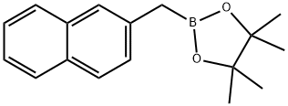 4,4,5,5-Tetramethyl-2-(naphthalen-2-ylmethyl)-1,3,2-dioxaborolane Structure