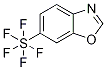 6-(Pentafluorosulfanyl)benzooxazole Structure