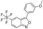 3-(3-Methoxyphenyl)-5-(pentafluorosulfanyl)benzo[c]isoxazole Structure