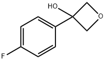 3-(4-Fluorophenyl)oxetan-3-ol 구조식 이미지