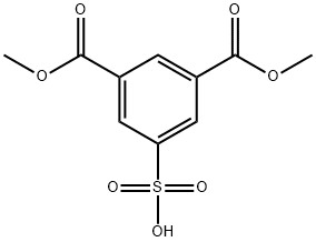 dimethyl 5-sulphoisophthalate 구조식 이미지