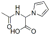 1H-Pyrrole-1-acetic  acid,  -alpha--(acetylamino)- Structure