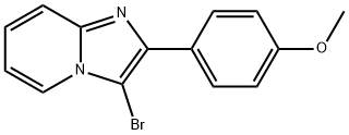 3-BROMO-2-(4-METHOXY-PHENYL)-IMIDAZO[1,2-A]PYRIDINE Structure