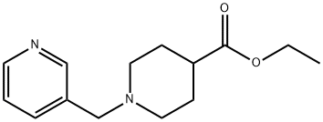 ETHYL 1-(3-PYRIDYLMETHYL)PIPERIDINE-4-CARBOXYLATE Structure