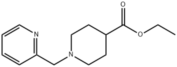 1-PYRIDIN-2-YLMETHYLPIPERIDINE-4-CARBOXYLIC ACID ETHYL ESTER 구조식 이미지