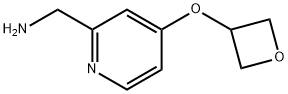 [4-(Oxetan-3-yloxy)pyridin-2-yl]methanamine Structure