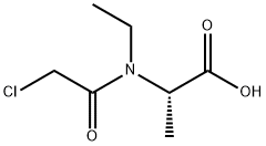 알라닌,N-(클로로아세틸)-N-에틸-(9CI) 구조식 이미지