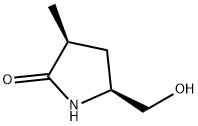 5-HYDROXYMETHYL-3-METHYLPYRROLIDIN-2-ONE 구조식 이미지