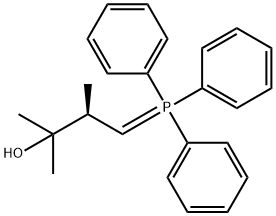 (R)-2,3-Dimethyl-4-(triphenylphosphoranylidene)-2-butanol Structure