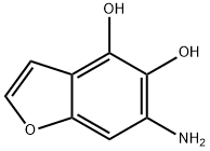 4,5-Benzofurandiol,  6-amino- Structure