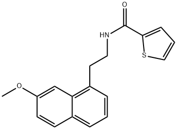N-[2-(7-methoxynaphthalen-1-yl)ethyl]thiophene-2-carboxamide Structure