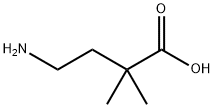 4-AMINO-2,2-DIMETHYL-BUTYRIC ACID Structure