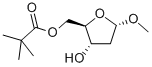 METHYL-2-DEOXY-5-O-PIVALOYL-ALPHA-D-ERYTHRO-PENTOFURANOSIDE Structure