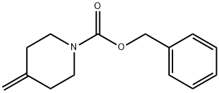 1-Cbz-4-methylene-piperidine 구조식 이미지