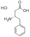 L-beta-Homophenylalanine hydrochloride 구조식 이미지
