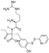 3-(2-pyridyldithio)propionylarginylmonoiodotyrosine Structure
