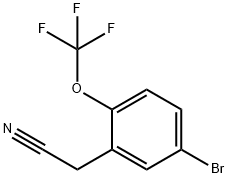 2-[5-BroMo-2-(trifluoroMethoxy)phenyl]acetonitrile Structure