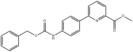 Methyl 6-(4-Cbz-aMinophenyl)pyridine-2-carboxylate Structure