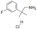 2-(3-Fluorophenyl)-2-Methylpropan-1-aMine hydrochloride Structure