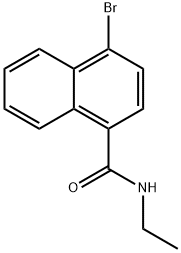 4-BroMo-N-ethylnaphthalene-1-carboxaMide Structure