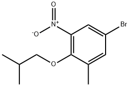 5-BroMo-2-isobutoxy-3-nitrotoluene Structure