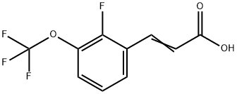 2-Fluoro-3-(trifluoroMethoxy)cinnaMic acid Structure