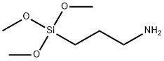 3-Aminopropyltrimethoxysilane Structure