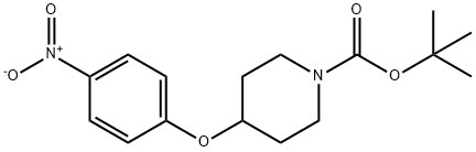 tert-butyl 4-(4-nitrophenoxy)piperidine-1-carboxylate 구조식 이미지