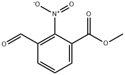 Methyl 3-formyl-2-nitrobenzoate 구조식 이미지