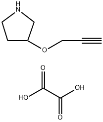 3-(Prop-2-yn-1-일옥시)피롤리딘옥살레이트 구조식 이미지