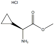 S-Cyclopropylglycine Methyl ester hydrochloride 구조식 이미지