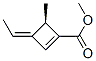 1-Cyclobutene-1-carboxylicacid,3-ethylidene-4-methyl-,methylester,[R-(Z)]- Structure