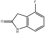 4-Fluoro-1,3-dihydro-2H-indol-2-one Structure