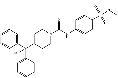 1383478-94-1 N-[4-[(DiMethylaMino)sulfonyl]phenyl]-4-(hydroxydiphenylMethyl)-1-piperidinecarbothioaMide