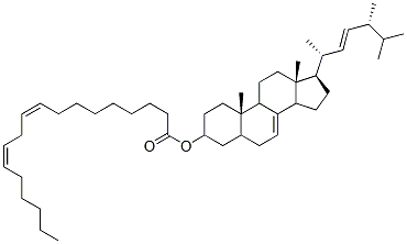 ergosta-7,22-dien-3-yl linoleate Structure