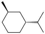 [1R,3R,(+)]-1-메틸-3-이소프로필시클로헥산 구조식 이미지