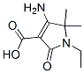 1H-Pyrrole-3-carboxylicacid,4-amino-1-ethyl-2,5-dihydro-5,5-dimethyl-2-oxo- 구조식 이미지