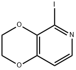 5-Iodo-2,3-dihydro-[1,4]dioxino[2,3-c]pyridine 구조식 이미지