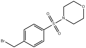 4-([4-(BROMOMETHYL)PHENYL]SULPHONYL)MORPHOLINE Structure