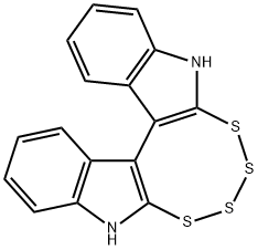 3,3'-Diindolyl-2,2'-tetrasulfide Structure