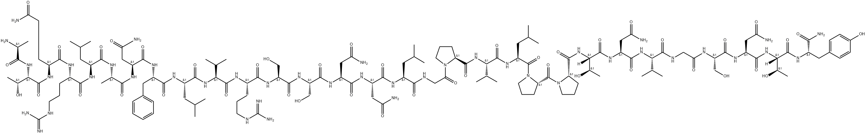 AMYLIN (8-37) (RAT) Structure