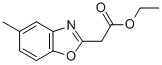 ETHYL 2-(5-METHYLBENZO[D]OXAZOL-2-YL)ACETATE Structure