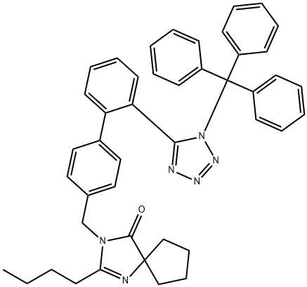 Trityl Irbesartan 구조식 이미지