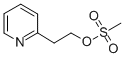 메탄설폰산염-2-피리딘에탄올에스테르 구조식 이미지