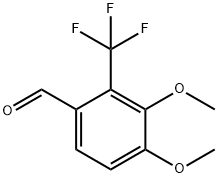 3,4-diMethoxy-2-(trifluoroMethyl)benzaldehyde Structure