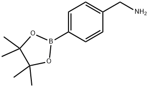 4-AMINOMETHYLPHENYLBORONIC ACID, PINACOL ESTER, HCL Structure