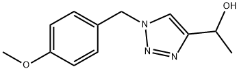 1-{1-[(4-Methoxyphenyl)methyl]-1H-1,2,3-triazol-4-yl}ethan-1-ol Structure